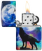 Colourful Wolf Design Zippo Lighter
