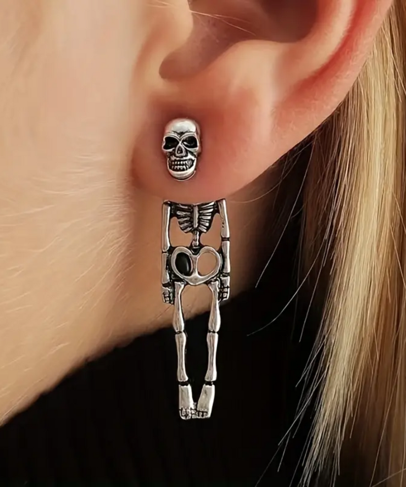 Dangly Skeleton Earrings