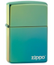 Zippo Lighter High Polish Teal W/ Zippo Logo