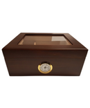 Capri Elegant Glass Top Humidor 50 Count