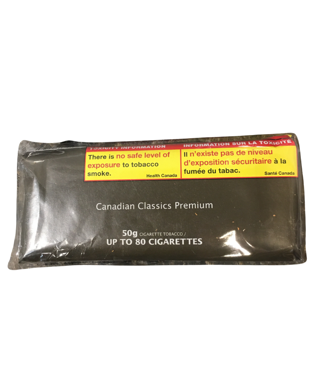 tobacco in canada Canadian Classics Premium Rolling Tobacco 50g tobacco in canada Canadian Classics Premium Rolling Tobacco 50g