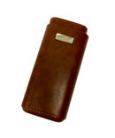 Cigar Case Leather Holds 3 Cigars