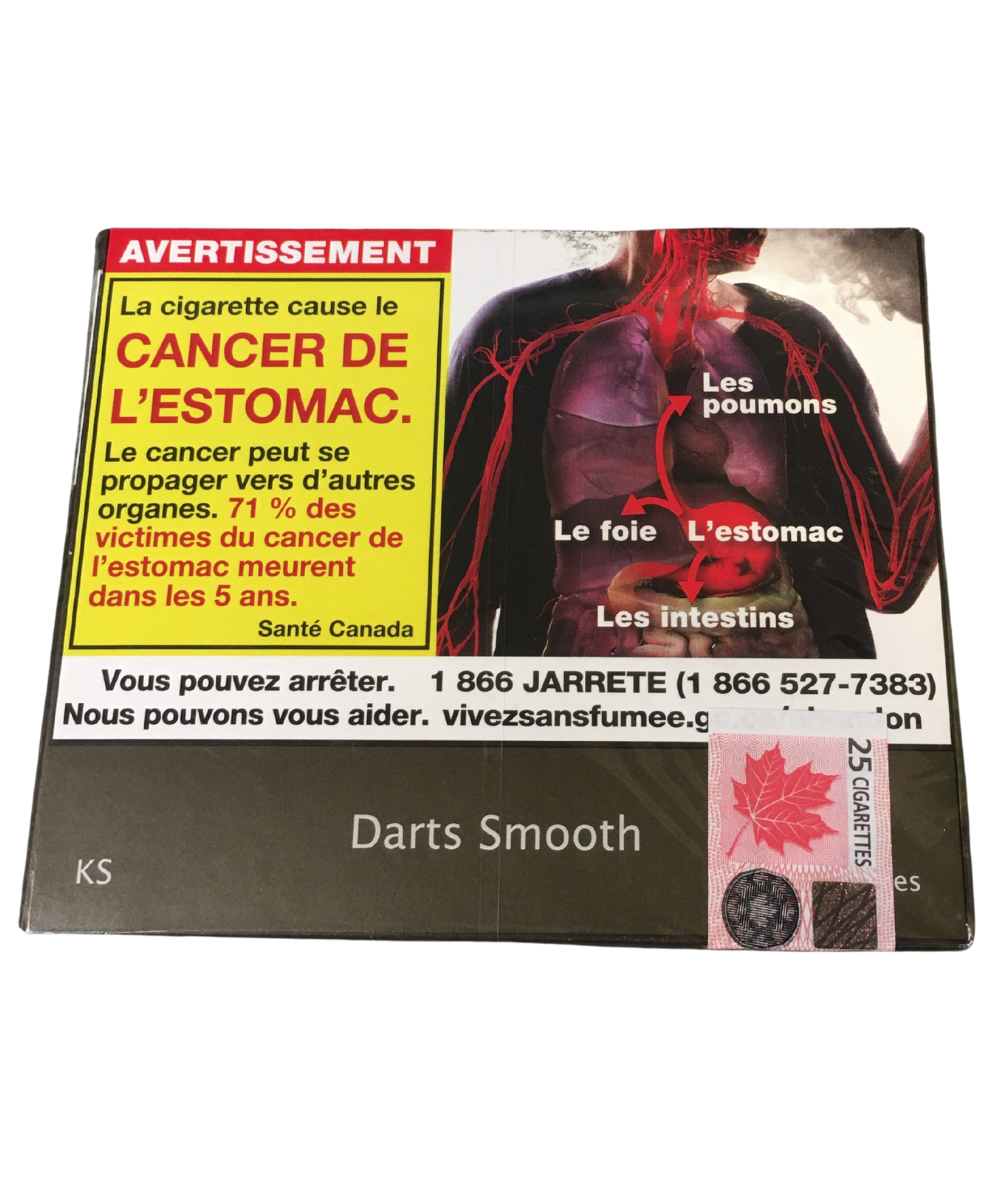 pack of darts cigarettes Smooth King Size Carton 25pk Gord's Smoke Shop Darts Smooth King Size Cigarettes
