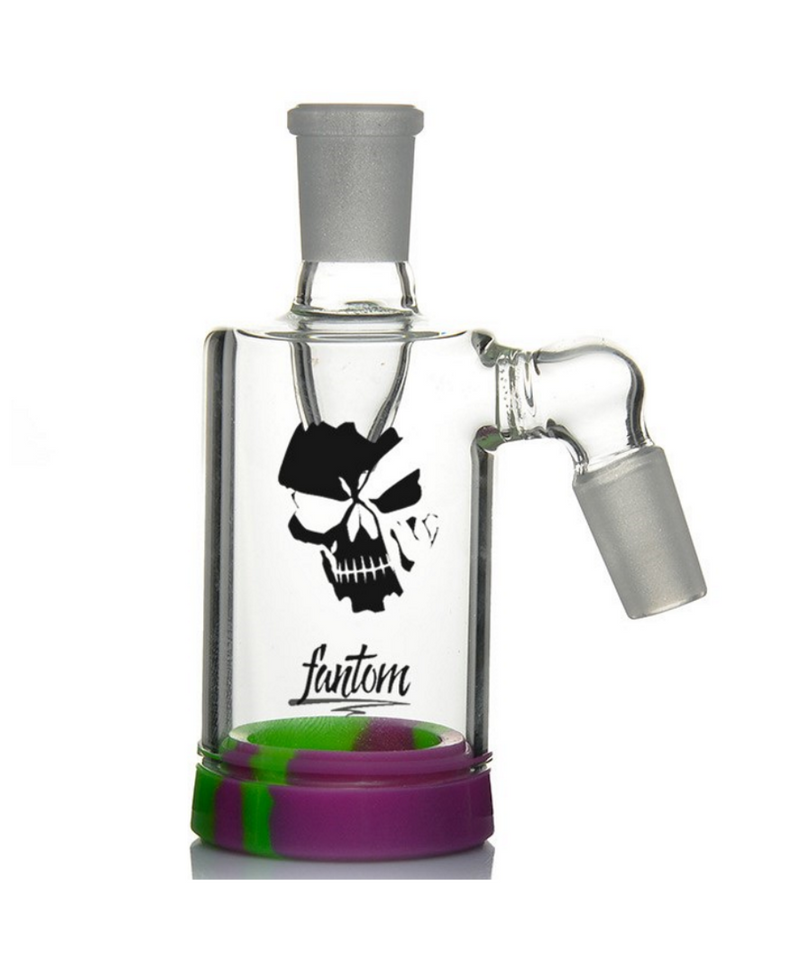 Fantom Glass 14mm Male 45° Reclaimer With Silicone Container