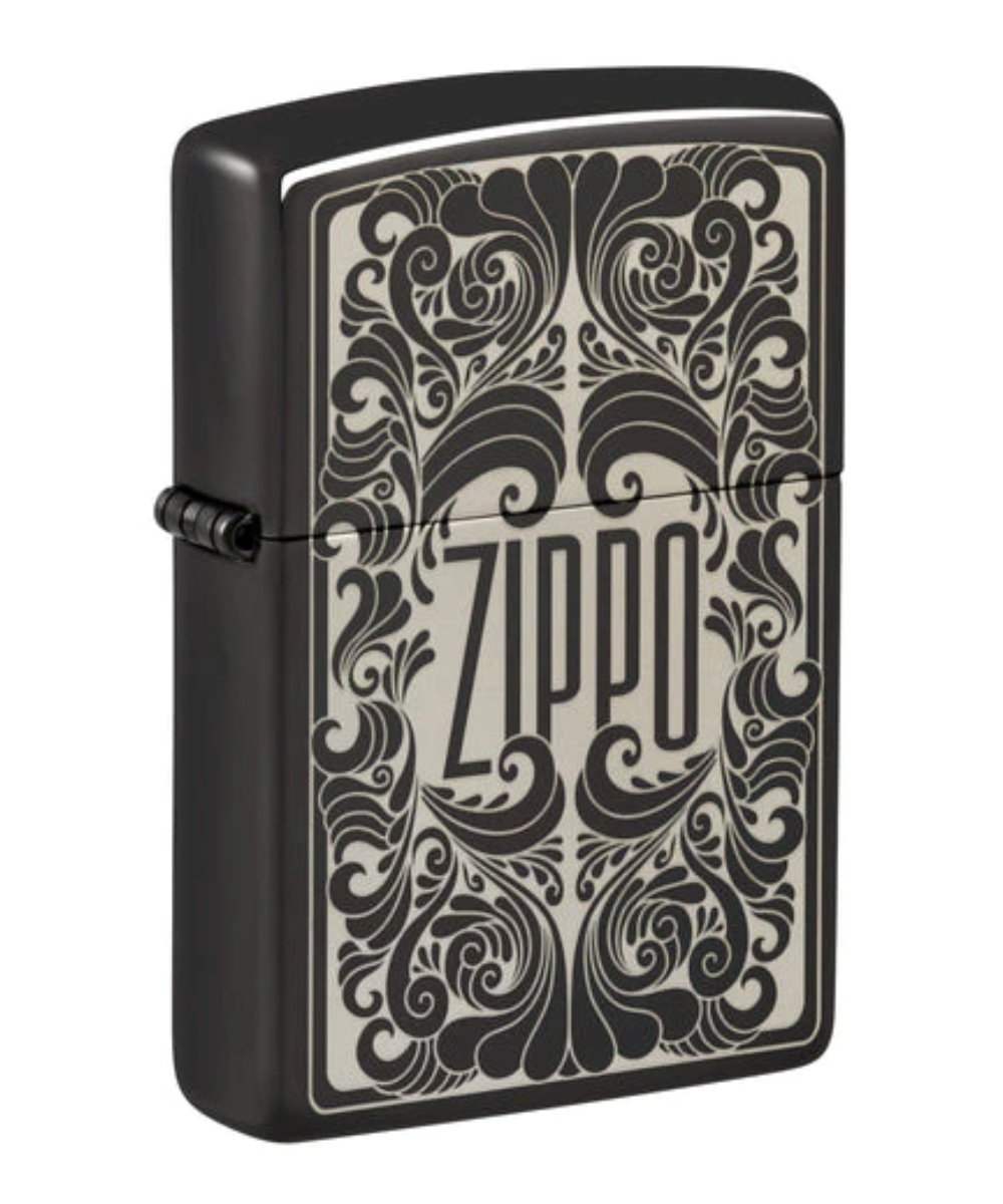 Zippo Lighter Zippo Logo In A Flowing Pattern | Gord's Smoke Shop
