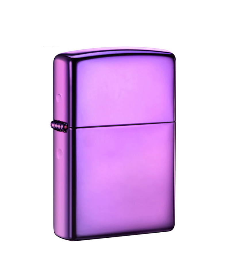 High Polished Purple Zippo Lighter