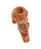 Wacky Bowlz Brown Dog Ceramic Pipe