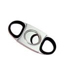 Double Blade Metal Cigar Cutter With Grip