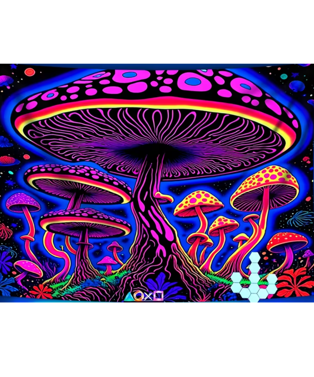 Dancing Mushrooms Tapestry | Gord's Smoke Shop