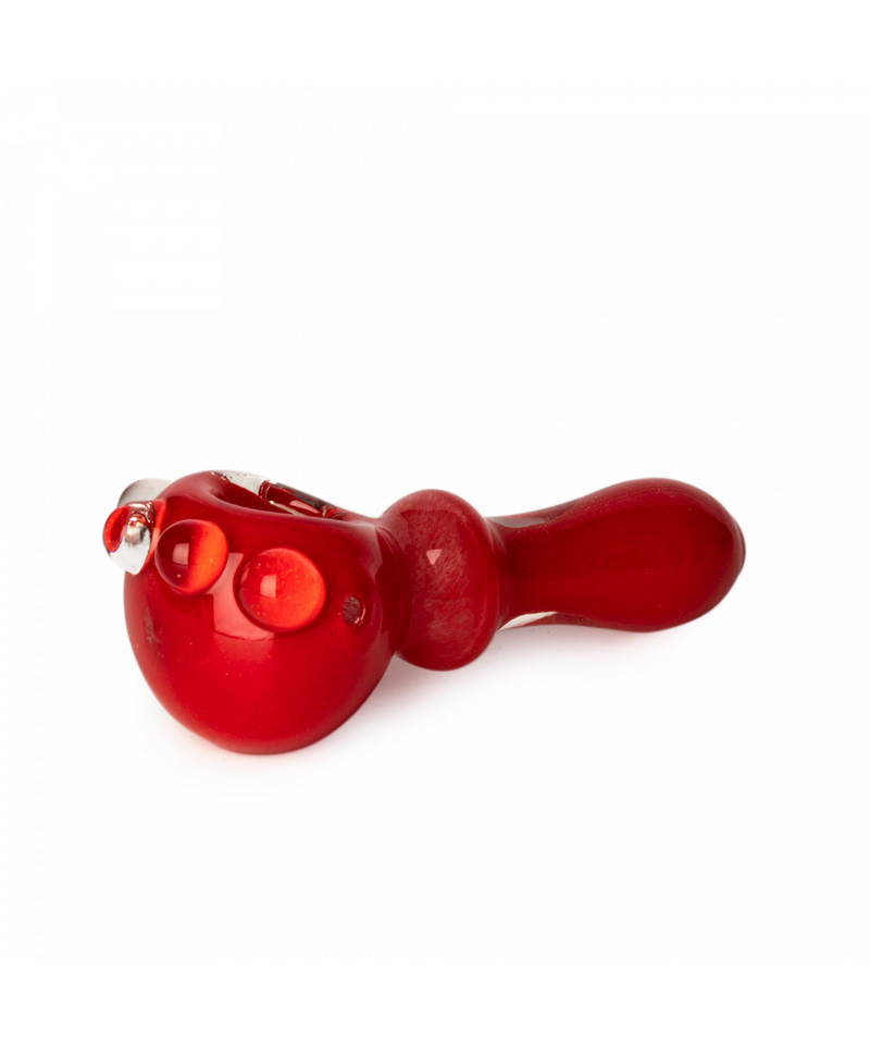 Red Eye Glass Full Fritter Glass Pipe | Gord's Smoke Shop