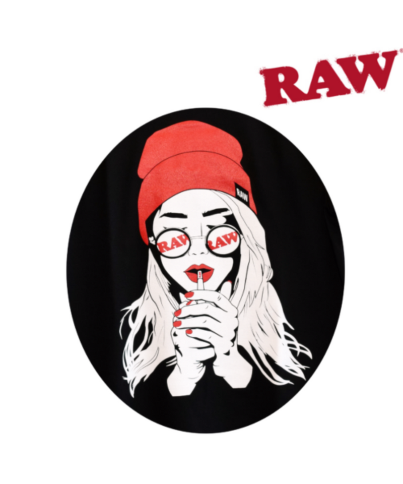 Raw Smoking Girl T-Shirt