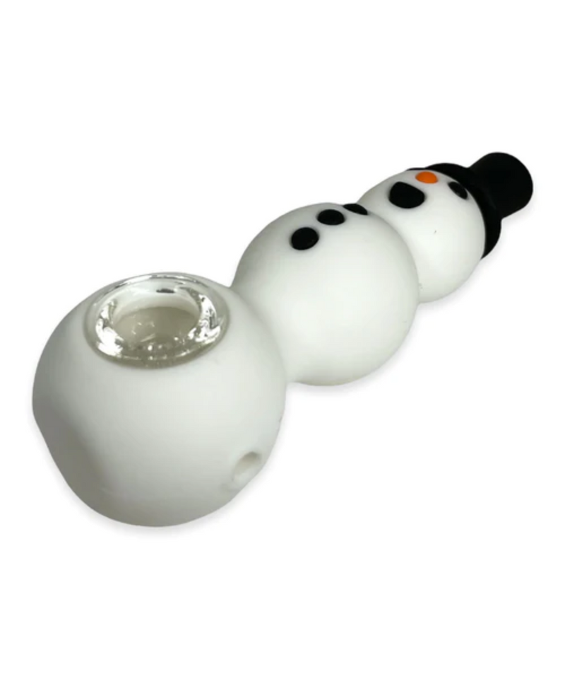 Snowman Silicone Pipe | Gord's Smoke Shop