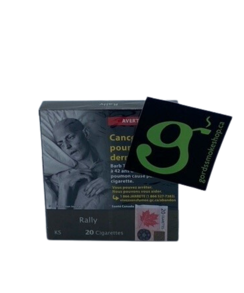 Rally King Size Cigarettes 20 Pack | Gord's Smoke Shop