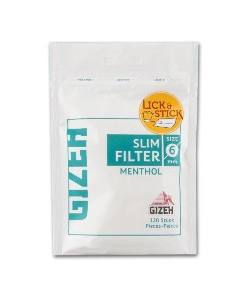 diameter plaats Welsprekend Gizeh Slim Menthol Filters | Gord's Smoke Shop