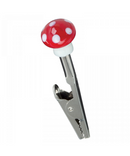 Glass Mushroom Roach Clip