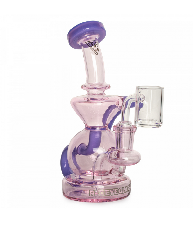 Red Eye Glass Alley Oop Recycler Dab Rig