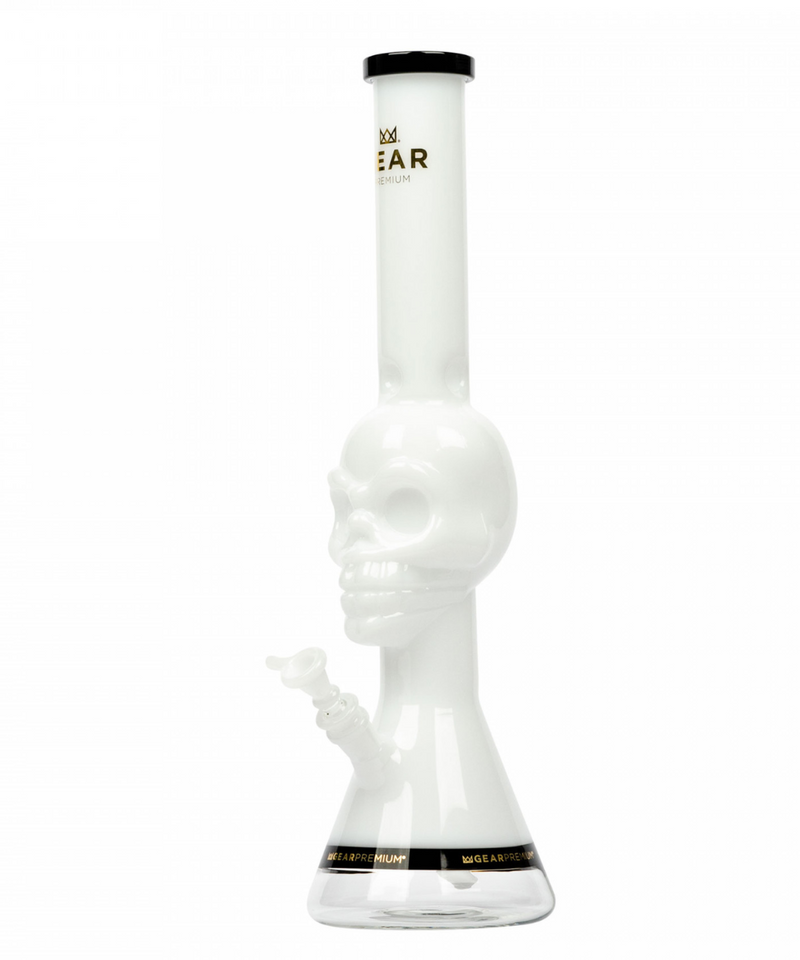 Gear 18" Tuxedo Skull Beaker Bong