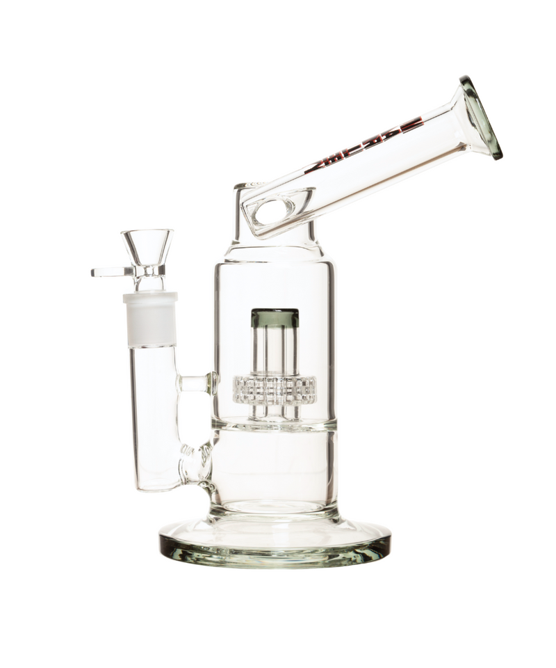 Marley Glass 9" Dual Aqua Wave Glass Bong