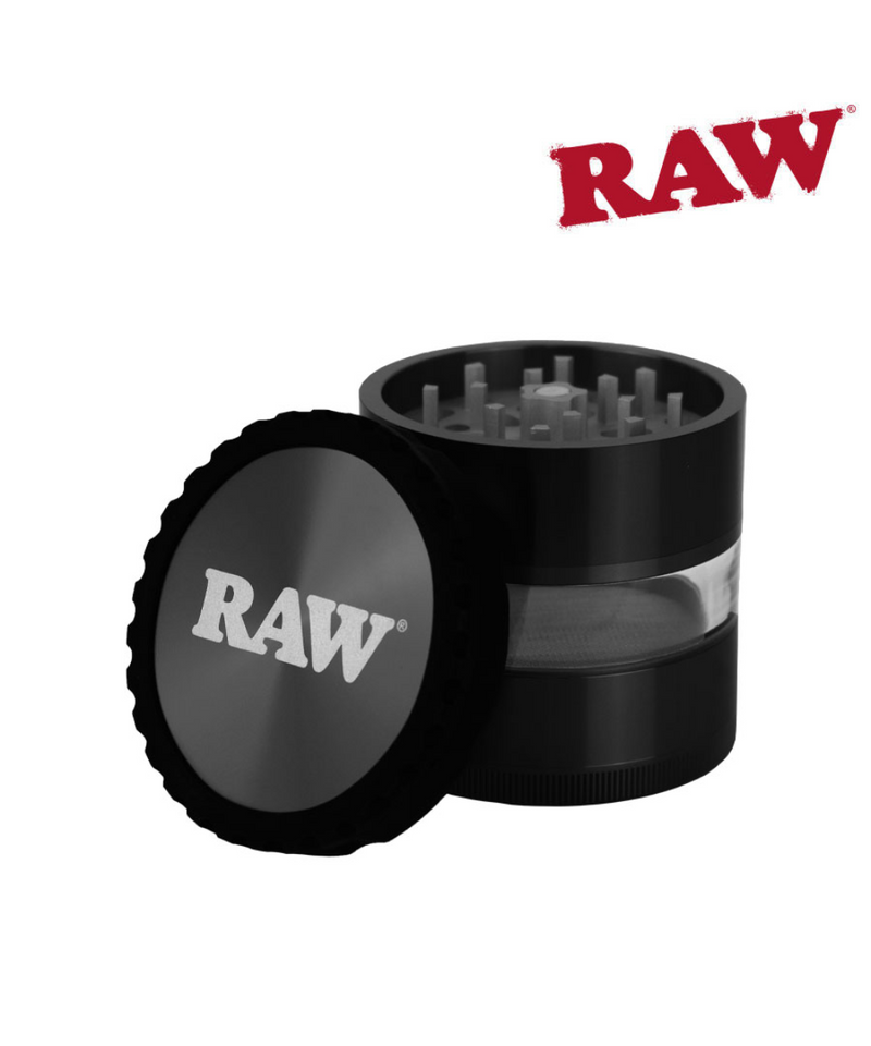 Raw Life Clear Body 4-Piece Grinder