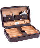 Vegan Leather Cedar Cigar Travel Humidor