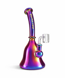 Fortune 9" Bell Base Iridescent Glass Dab Rig