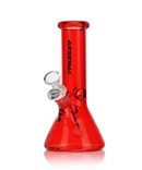 Arsenal 8" Vibrant Hue Glass Beaker Bong