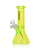 Arsenal 8" Vibrant Hue Glass Beaker Bong
