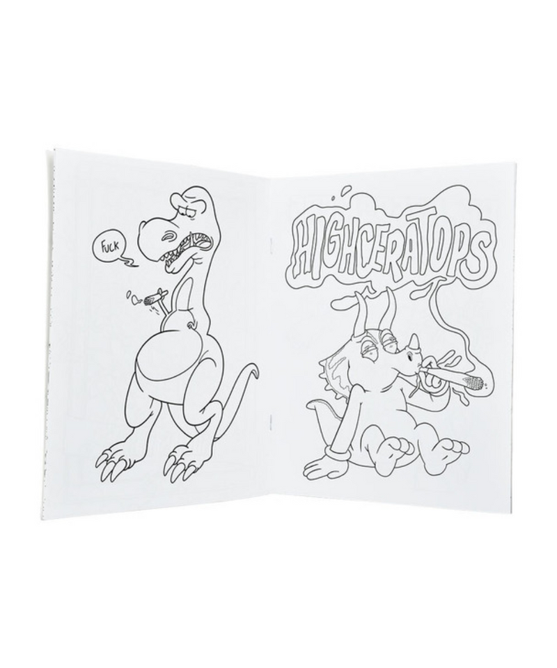 Wood Rocket High AF 2 Colouring Book