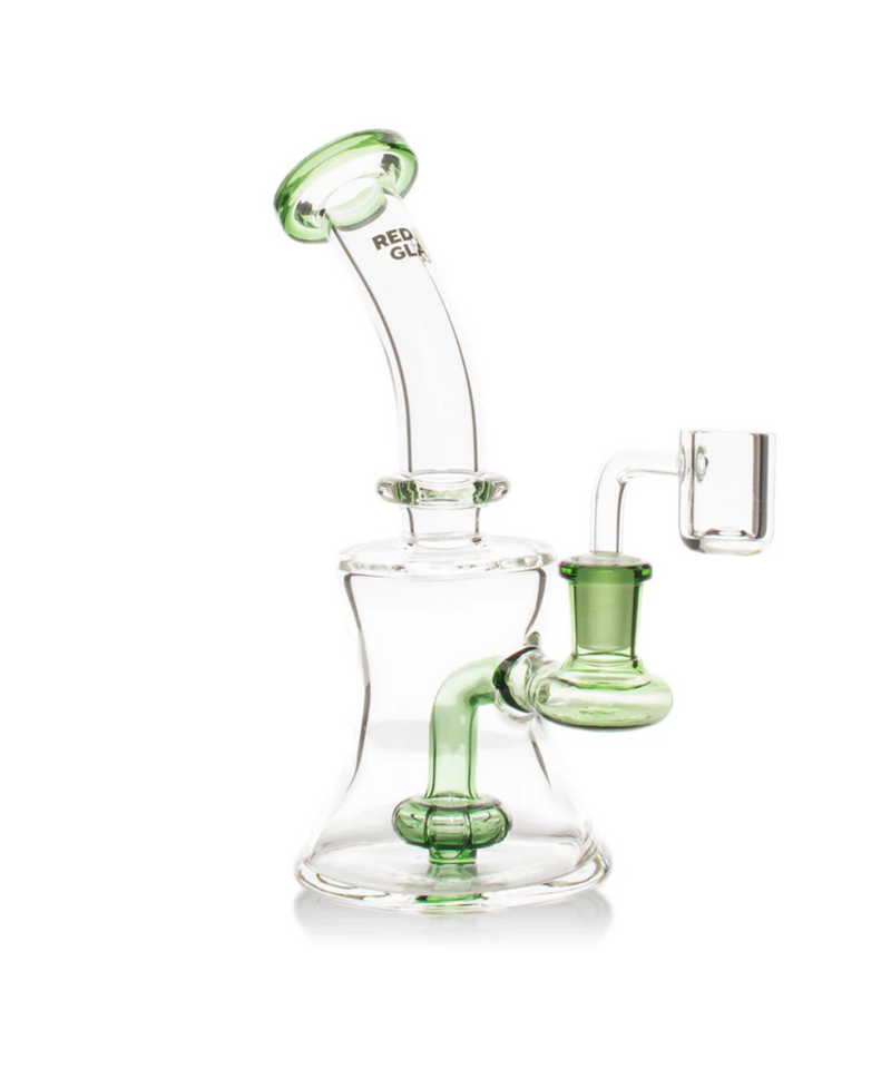 Red Eye Glass 8" Circ Percolator Dab Rig