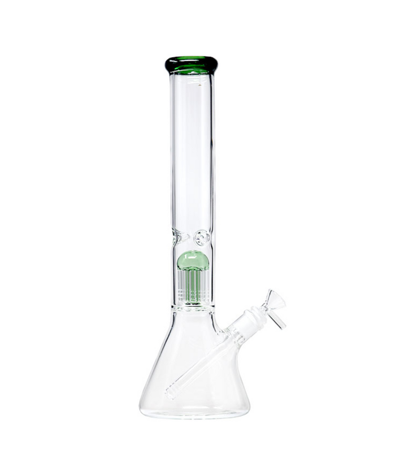 16.5" 8-Arm Tree Perc Glass Beaker Bong
