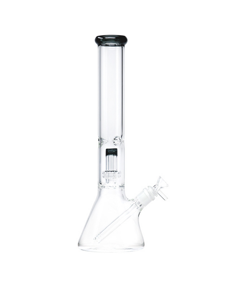 16" Showerhead Perc Glass Beaker Bong