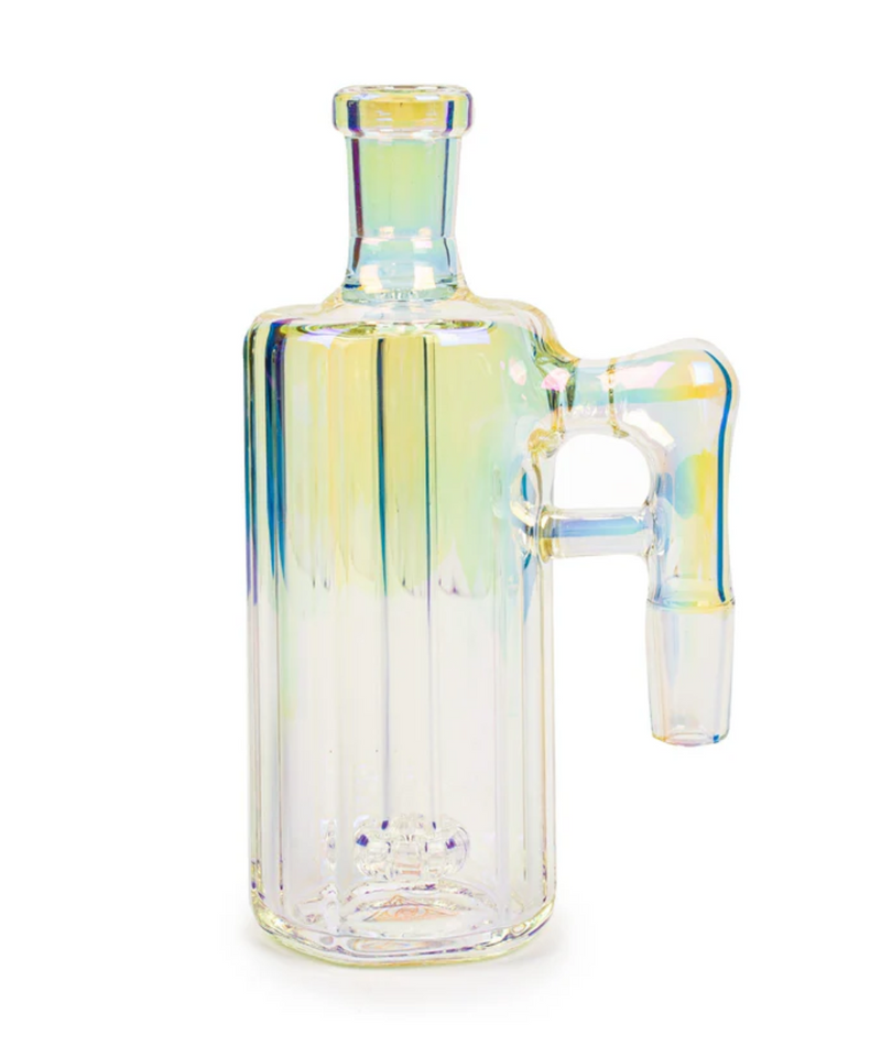 Red Eye Glass 14mm 90° Hex Tube Ash Catcher