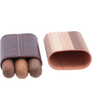 Multi-Wood Veneer Cigar Case