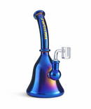 Fortune 9" Bell Base Iridescent Glass Dab Rig