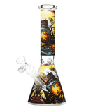 10" Arsenal Haunted Hollow Glass Beaker Bong