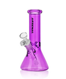 Arsenal 8" Vibrant Hue Glass Beaker Bong