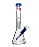 Red Eye Glass 15" 7mm Thick Tree Perc Beaker Bong