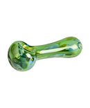 Red Eye Glass 4.25" Skulls Hand Pipe