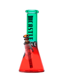 Castle Glassworks 12" 5mm Thick Multi-Coloured Beaker Bong