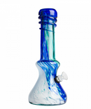 Retro Glass 10" Parallax Beaker Bong