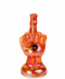 Retro Metallic Bong Flippin' The Bird Bong