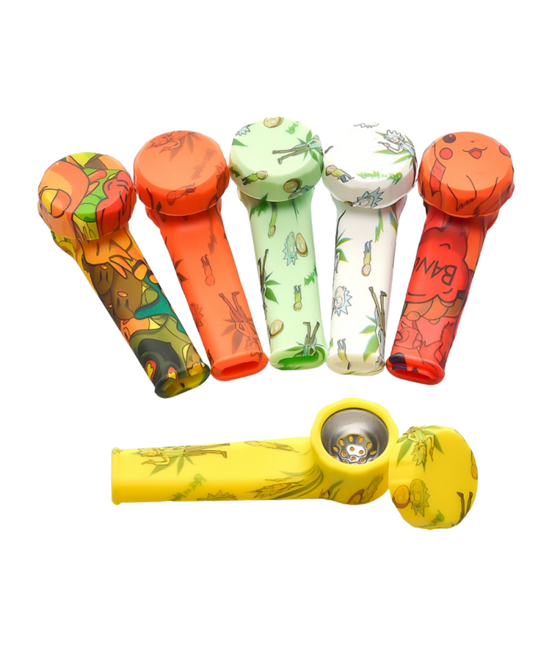 Printed Silicone Pipe With Lid
