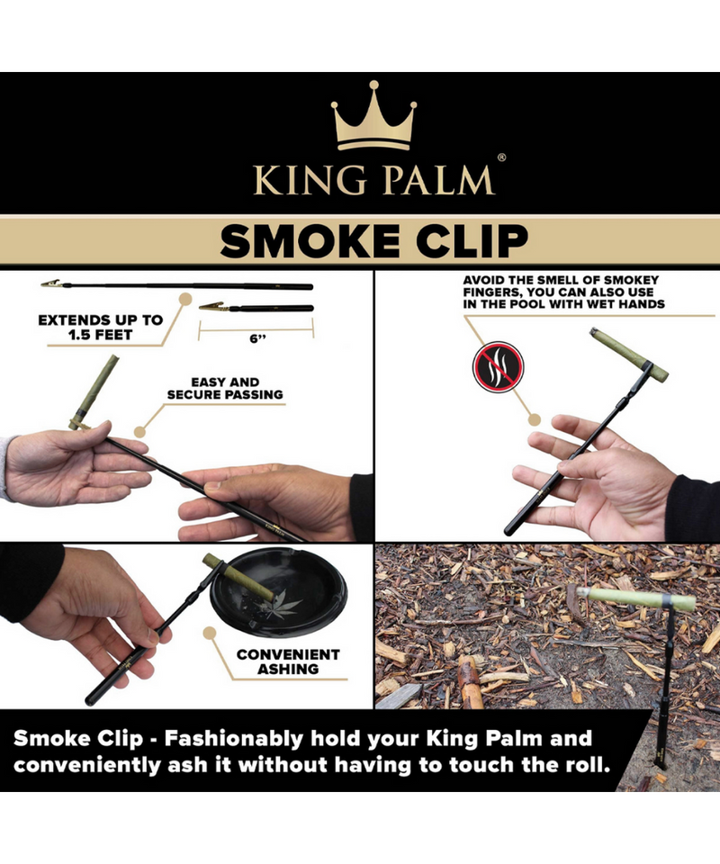 King Palm Extendable Roach Clip