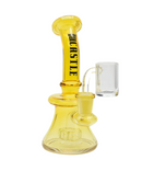 Castle Glassworks Coloured Showerhead Perc Oil Rig
