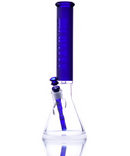 Castle Glassworks 16" Frosted Beaker Bong