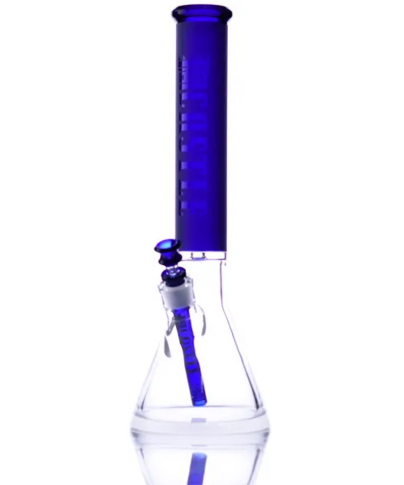 Castle Glassworks 16" Frosted Beaker Bong
