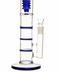 18" Quad Perc Glass Bong