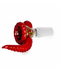 Red Eye Glass 14mm Marble Horn Glass Bowl