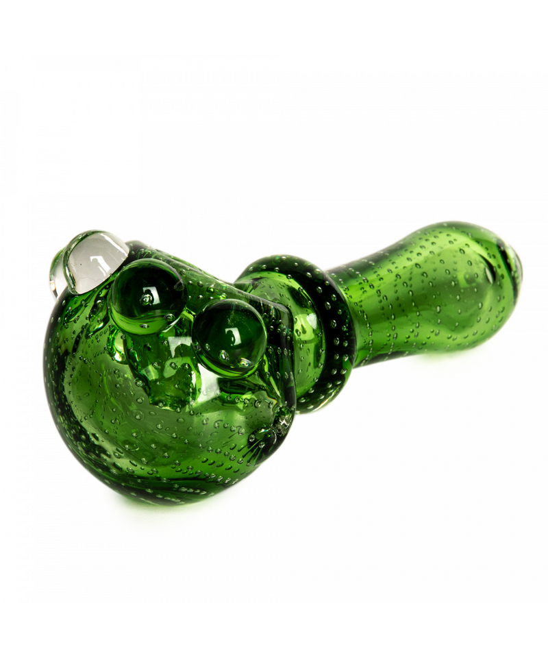 Red Eye Glass Full Coloured Bubble Tech Hand Pipe