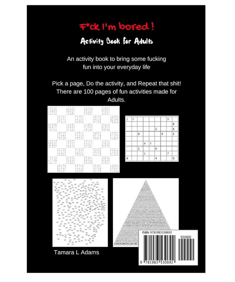 F*ck I'm Bored Activity Book